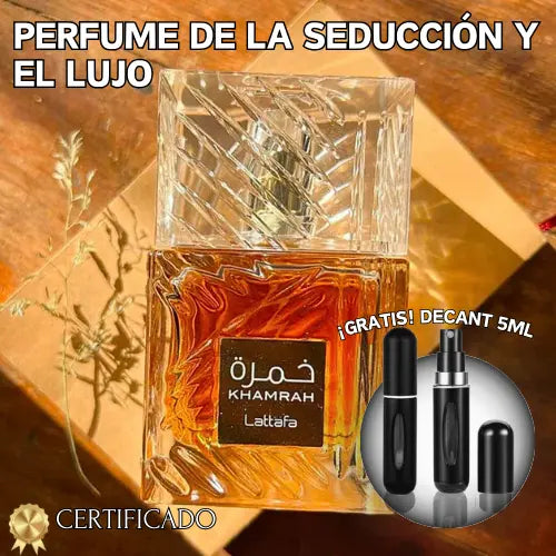 ¡Oferta! Khamrah Lattafa + Regalo - CERTIFICADO