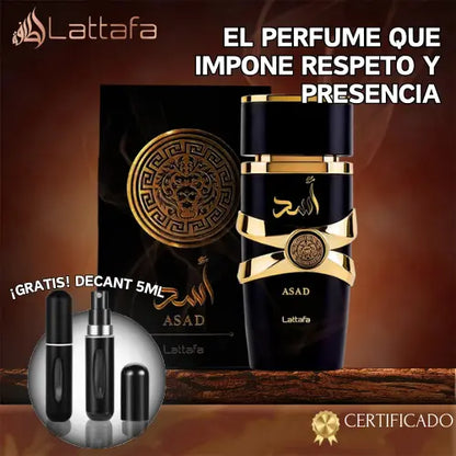 ¡Oferta! Lattafa Asad 100ml + REGALO | CERTIFICADO
