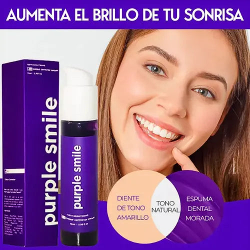 Purple Smile™: Protege Tu Sonrisa y Elimina Manchas Amarillentas