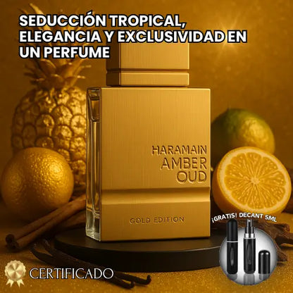 ¡Oferta! Haramain Amber Oud Gold Edition - CERTIFICADO 100ml + REGALO