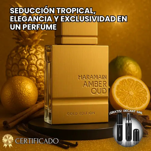¡Oferta! Haramain Amber Oud Gold Edition - CERTIFICADO 100ml + REGALO