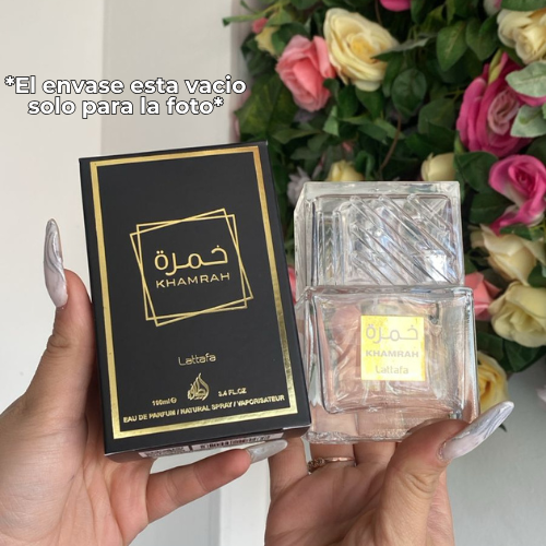 ¡Oferta! Khamrah Lattafa + Regalo - CERTIFICADO