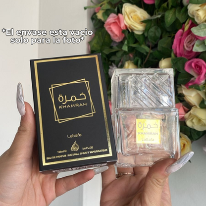¡Oferta! Khamrah Lattafa + Regalo - CERTIFICADO